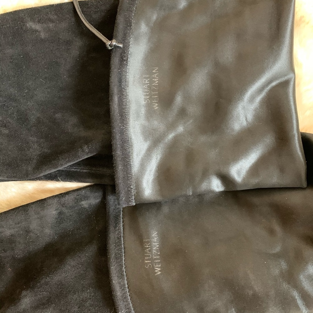 Stuart Weitzman Highland Black Over the Knee Boots - Picture 5 of 7